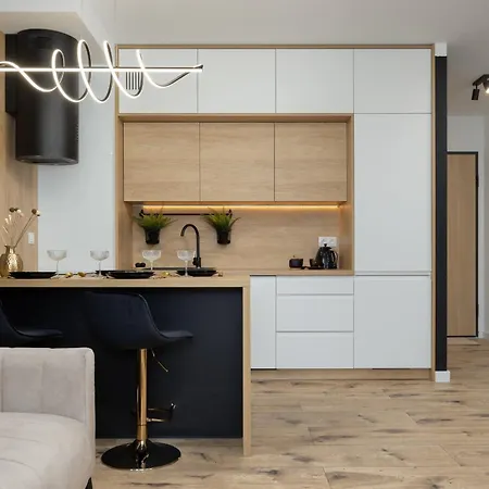 Herbu Oksza Elegant With Parking By Renters Apartment Warsaw